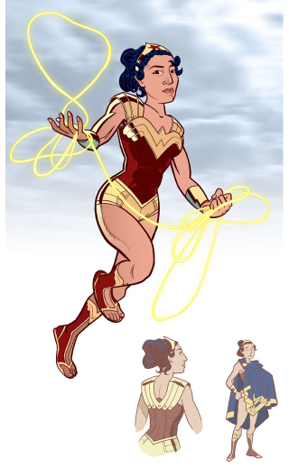 Illustration for article titled Wonder Woman Costume Designs We'd Love To See On The Big Screen